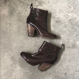 Brown booties! Great condition!